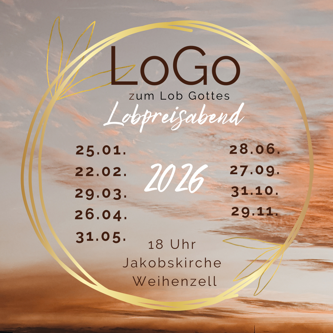 Jahresflyer LoGo Gottesdiest Weihenzell - Zum Lob Gottes